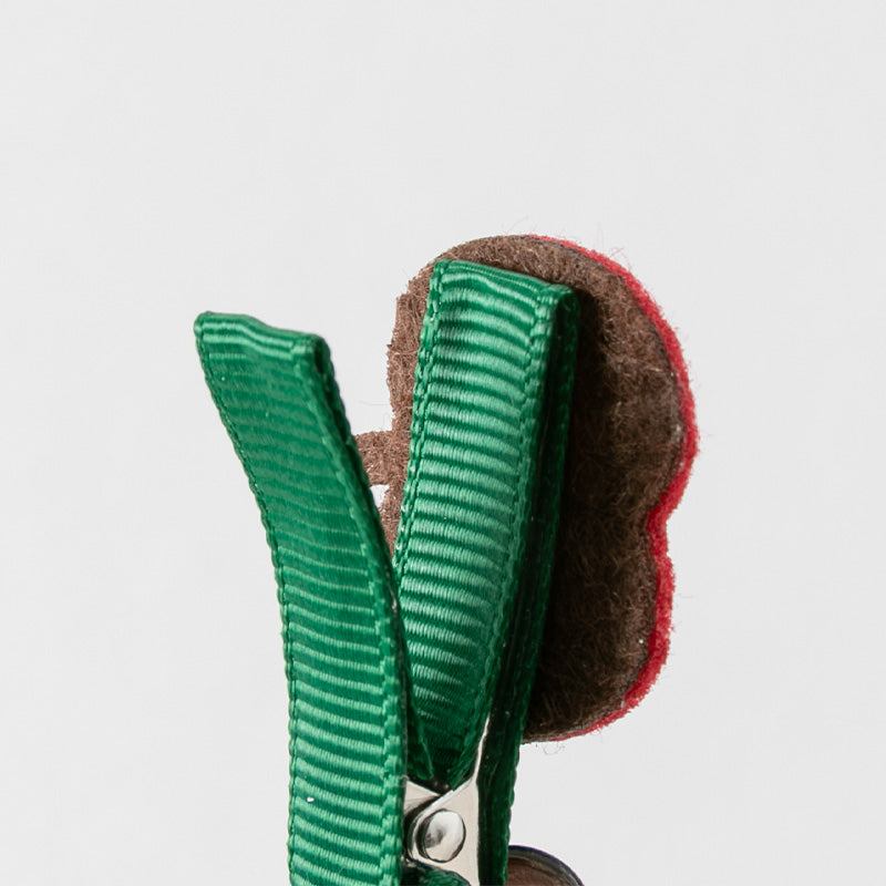 Red Apple Hair Clips