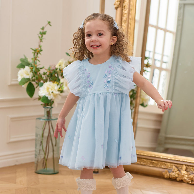 Aurora Bleu Dress
