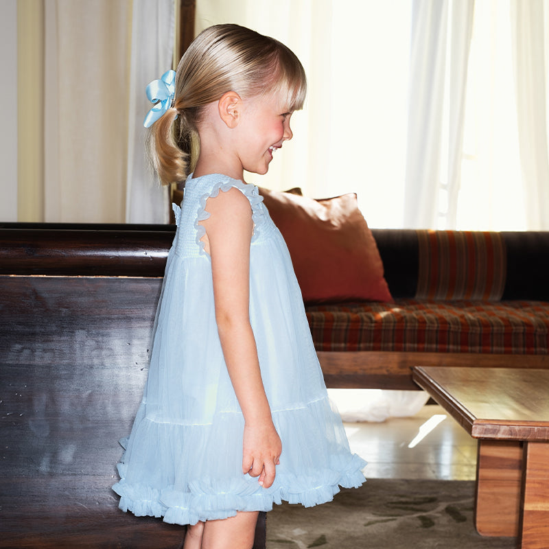 Dancing in Blue Dress