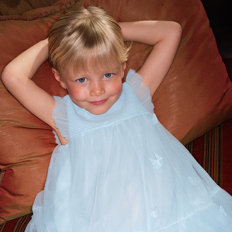 Dancing in Blue Dress