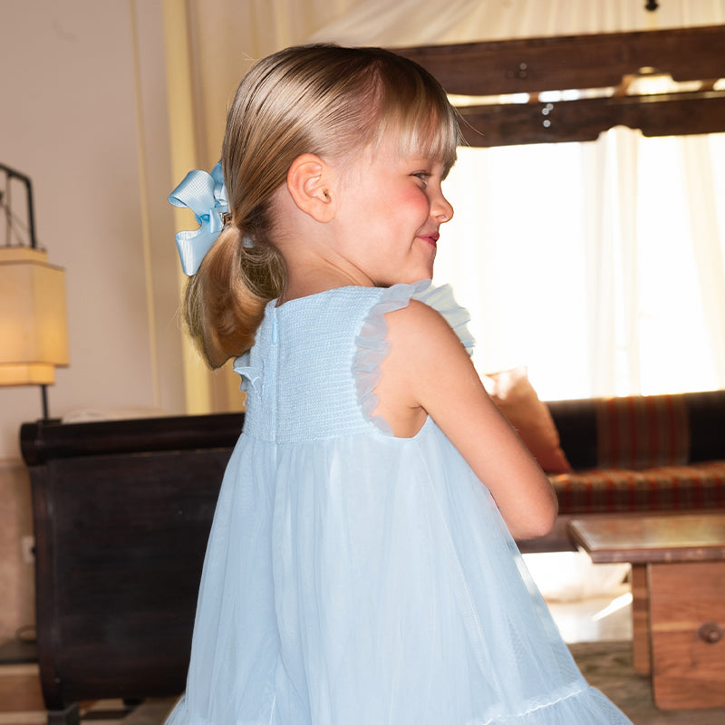 Dancing in Blue Dress