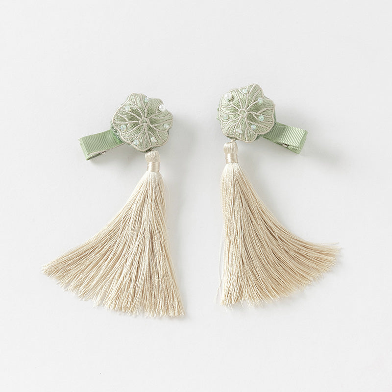 Silky Tassel Hair Clip