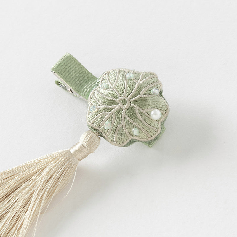 Silky Tassel Hair Clip