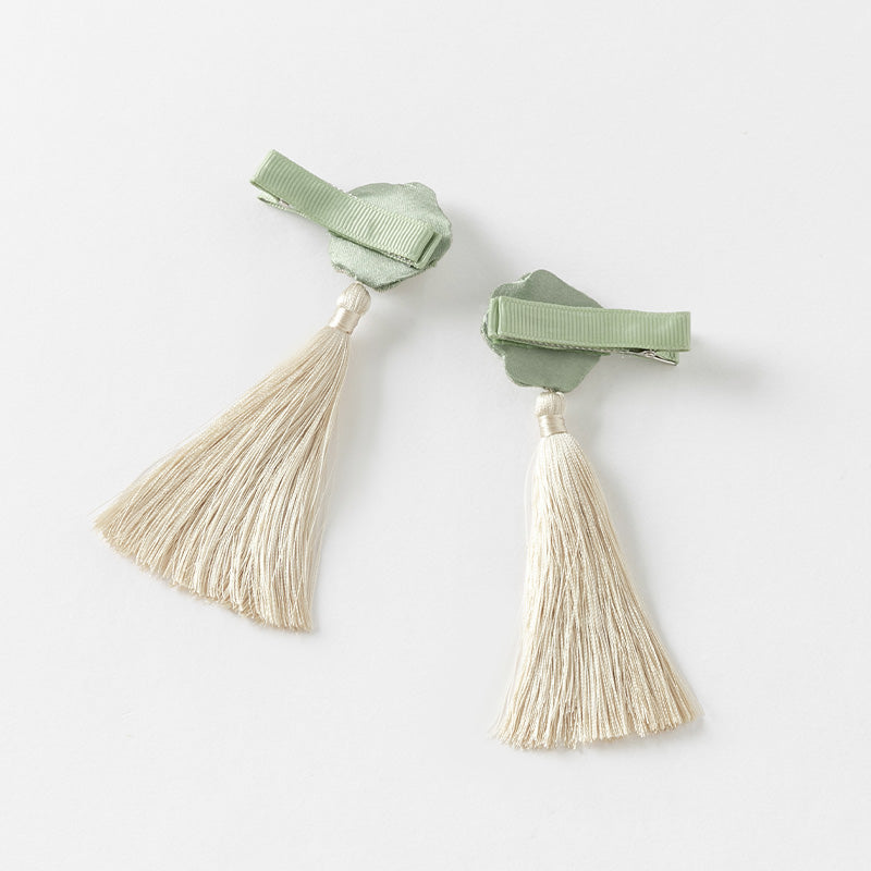 Silky Tassel Hair Clip
