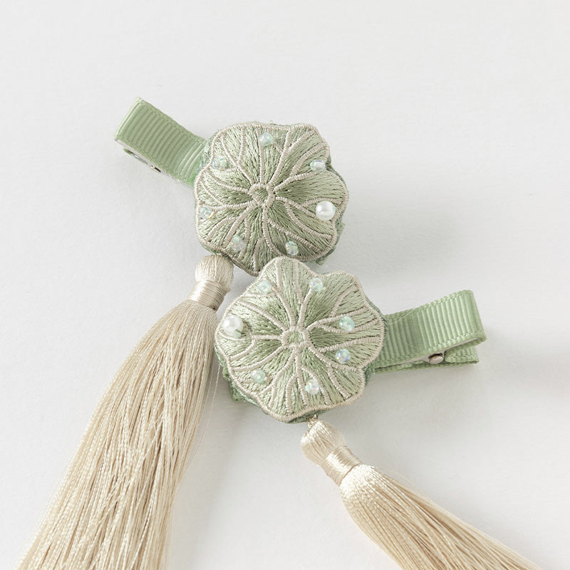 Silky Tassel Hair Clip