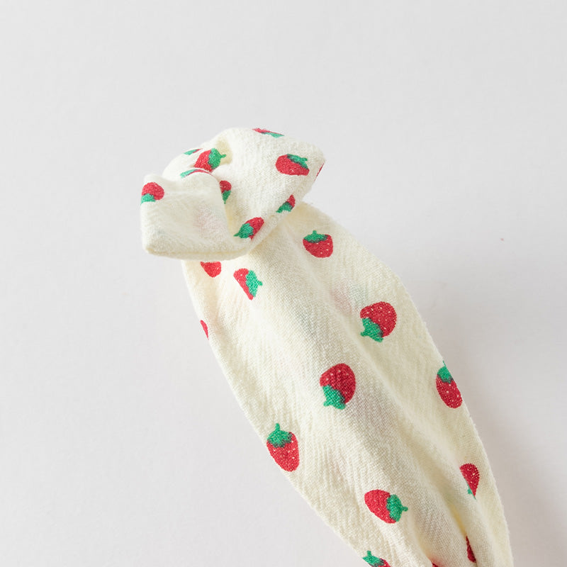 Strawberry Bow Headband