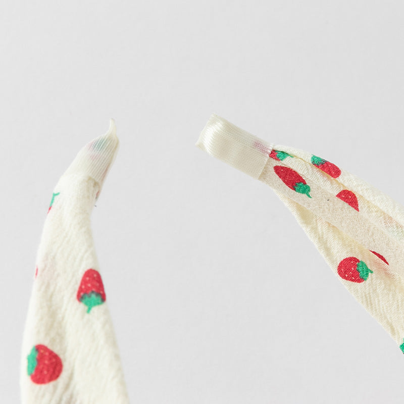 Strawberry Bow Headband